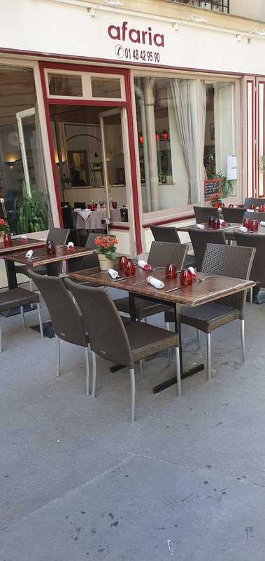 Restaurant Afaria à Paris 15e