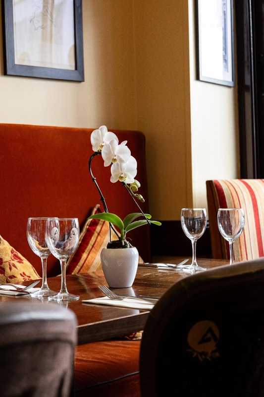 Plat et cadre du restaurant Apollon Paris 7e - Photo 2