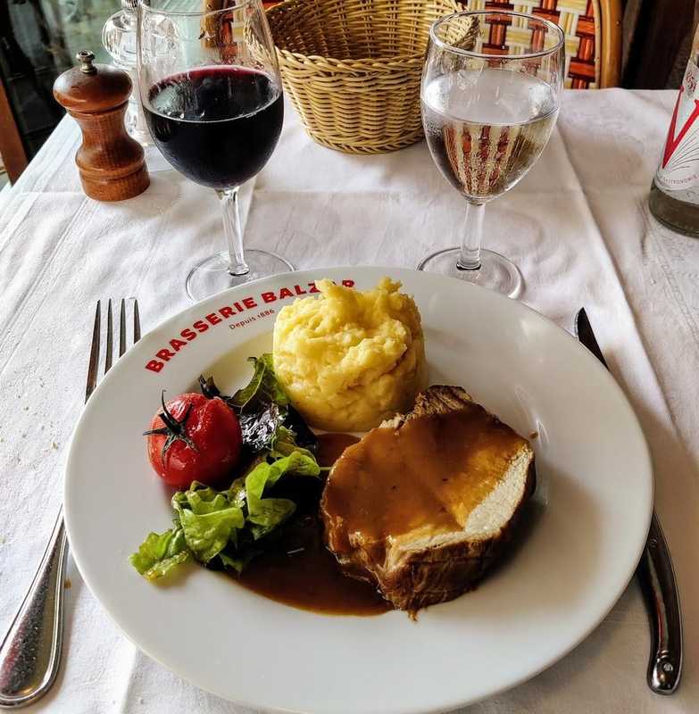 Plat et cadre du restaurant Balzar Paris 5e - Photo 2