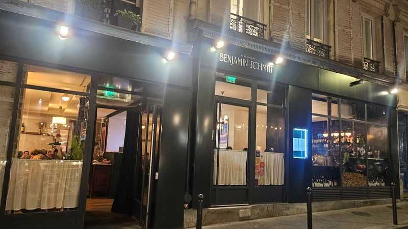 Plat et cadre du restaurant Benjamin Schmitt Restaurant Paris 9e - Photo 3