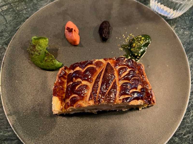 Plat et cadre du restaurant Calice Paris 5e - Photo 3