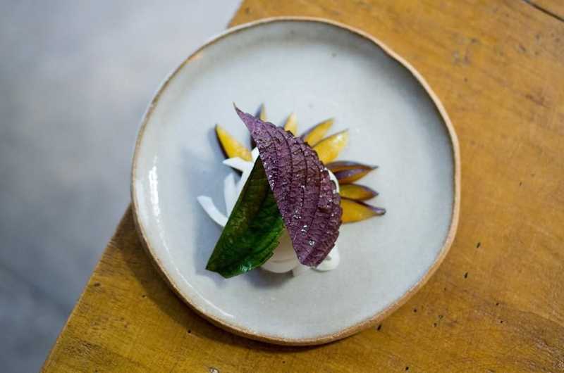 Plat et cadre du restaurant Early June Paris 10e - Photo 3
