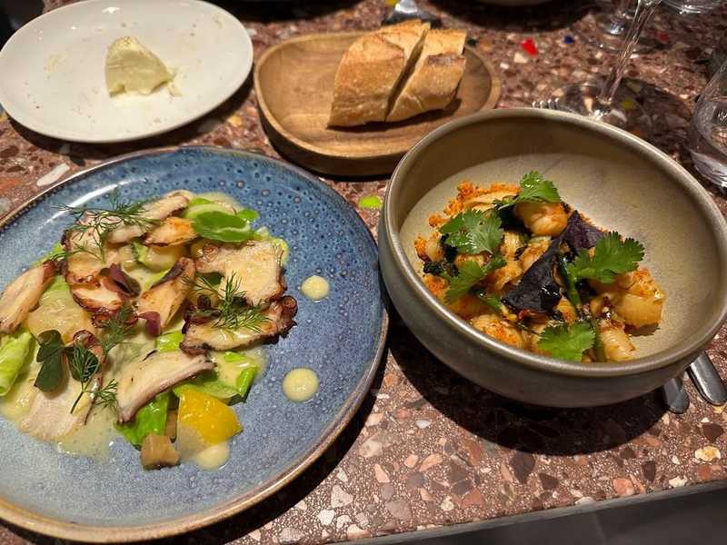 Plat et cadre du restaurant Kitchen Ter(re) Paris 5e - Photo 3