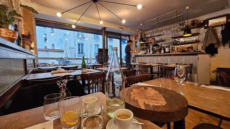 Plat et cadre du restaurant Le Jourdain Paris 20e - Photo 3