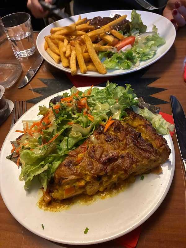 Plat et cadre du restaurant Le Temps des Cerises Paris 13e - Photo 3