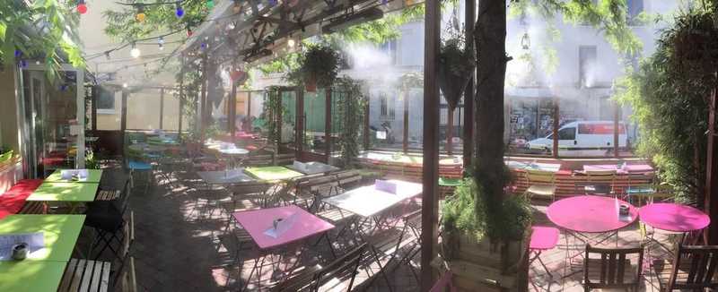 Plat et cadre du restaurant Les Mondes Bohèmes Paris 20e - Photo 3