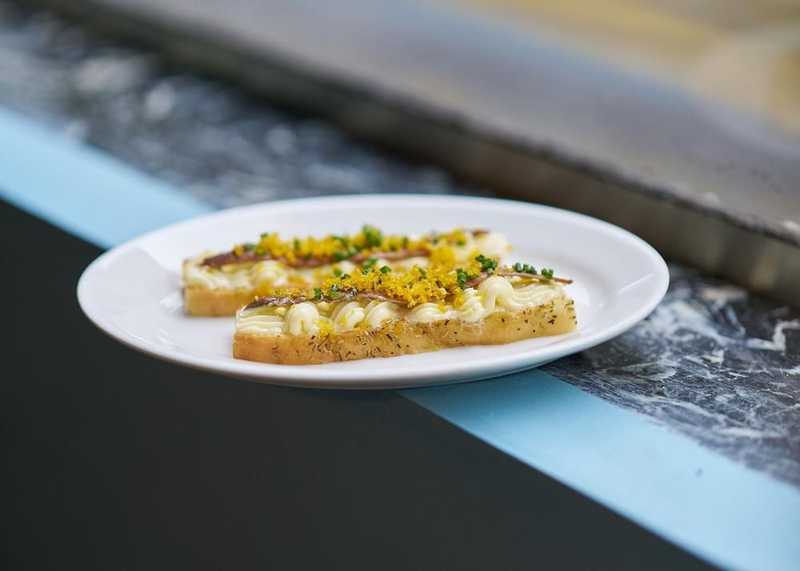 Plat et cadre du restaurant Monaco Paris 13e - Photo 2