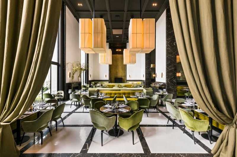 Restaurant Monsieur Bleu () à Paris 16e - Terrasses français dans le 16e