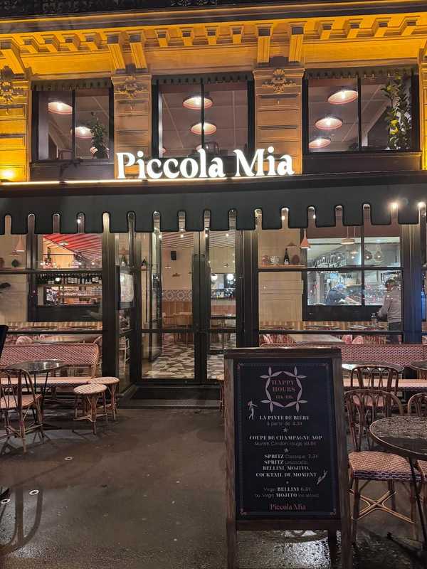 Plat et cadre du restaurant Piccola Mia Paris 11e - Photo 2