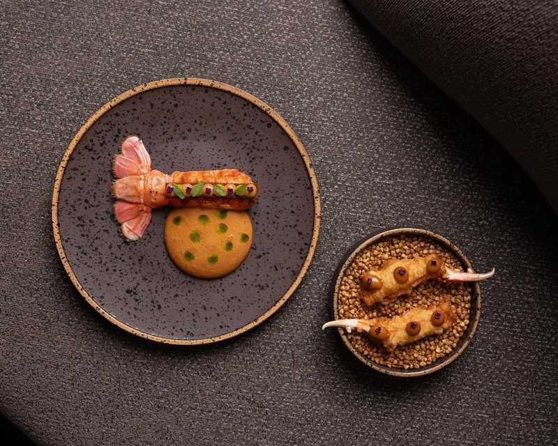 Plat et cadre du restaurant Restaurant Alan Geaam Paris 16e - Photo 2