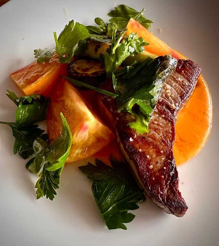 Plat et cadre du restaurant Sauvage Paris 6e - Photo 3