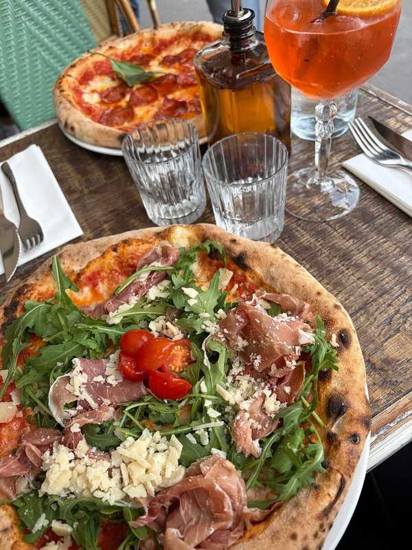 Plat et cadre du restaurant Simonetta Paris 19e - Photo 3