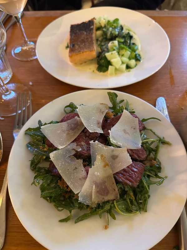 Plat et cadre du restaurant Soces Paris 19e - Photo 3