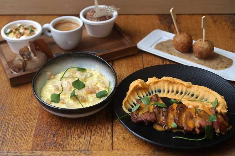 Plat et cadre du restaurant Sourire Galande tapas françaises Paris 5e - Photo 2